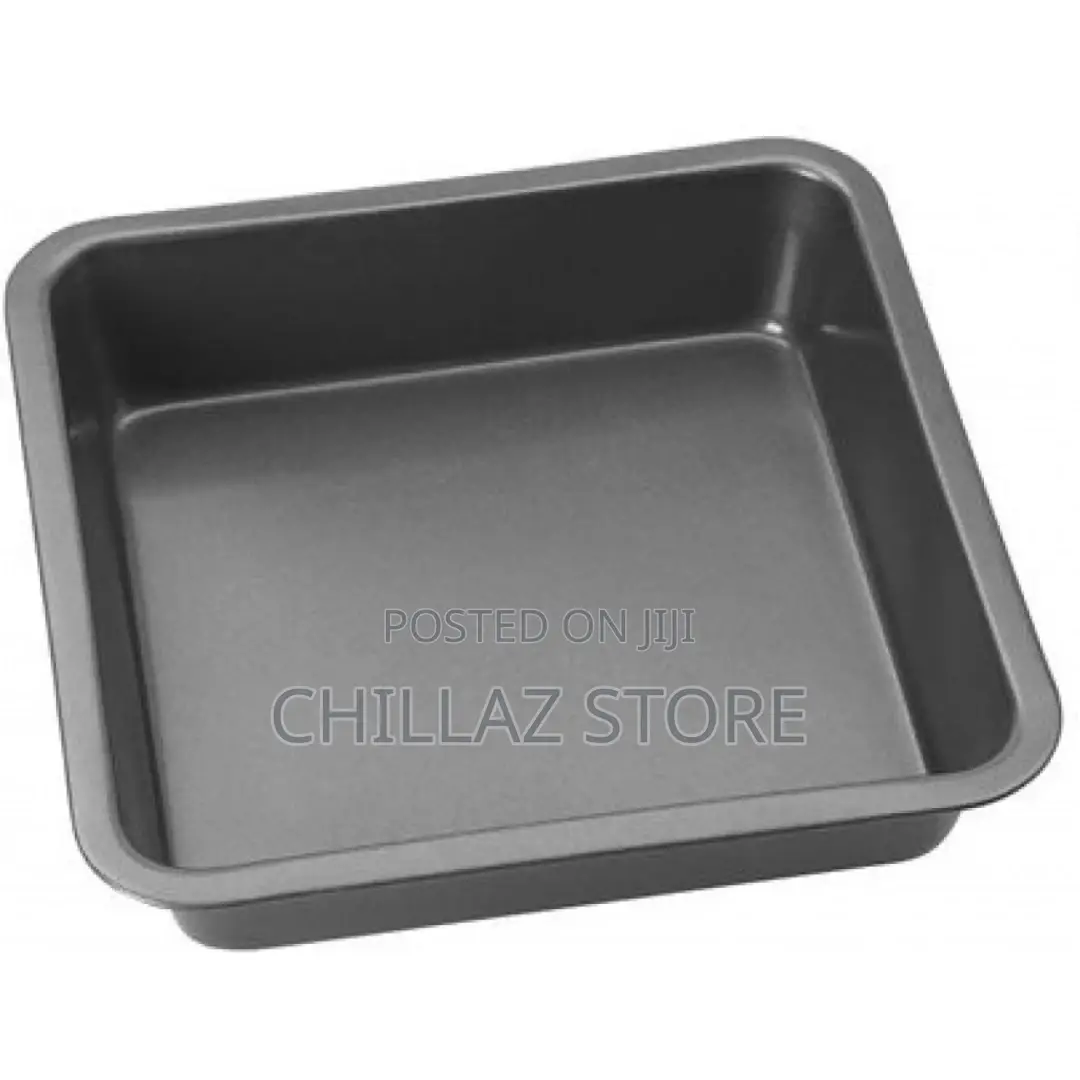24cm Nonstick Square Cake Baking Pan Mould Tray,