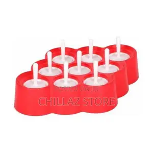 9 Silicone Ice Mini Popsicle Moldswith Sticks and Dripguards