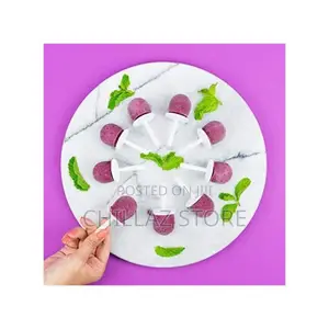 9 Silicone Ice Mini Popsicle Moldswith Sticks and Dripguards