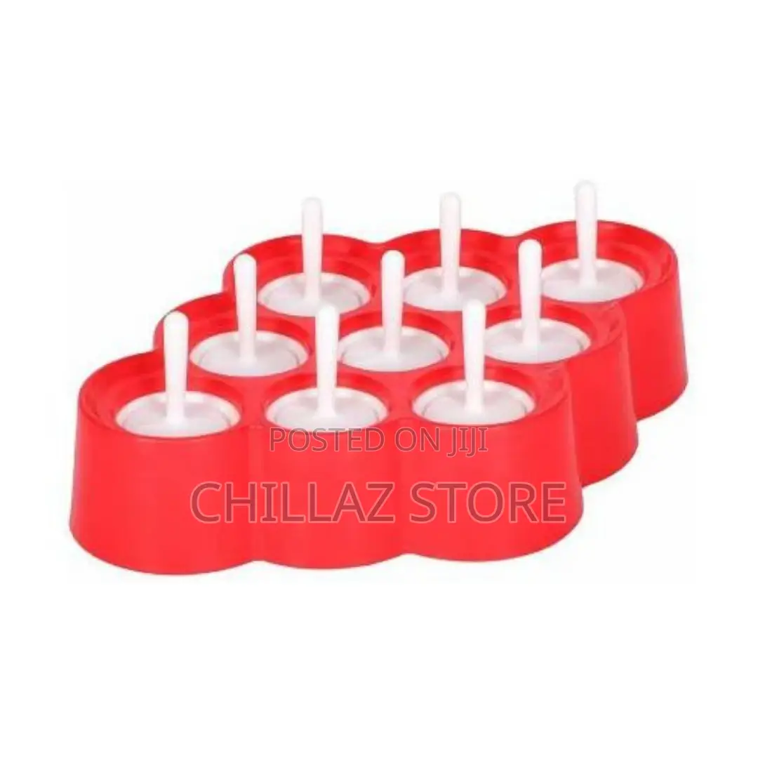 9 Silicone Ice Mini Popsicle Moldswith Sticks and Dripguards