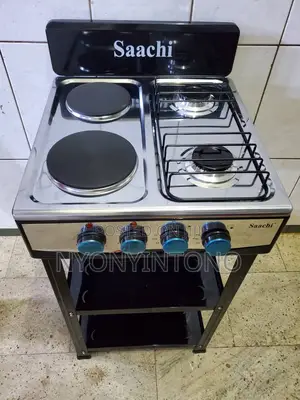 Sachi 2gas and 2electric Gas and Electric Free Stand Cooker