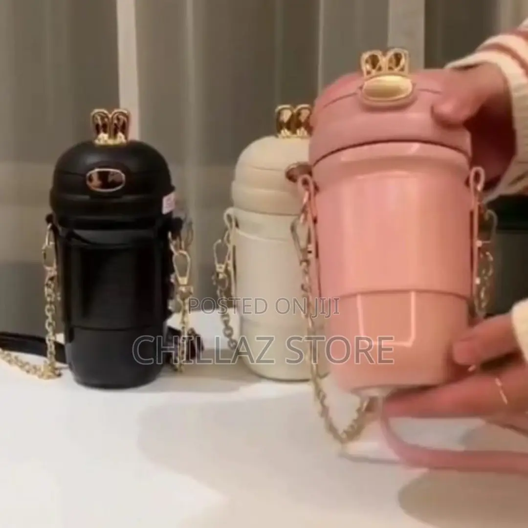 Fancy Portable Thermos Travel Mug Flask Bag Cup