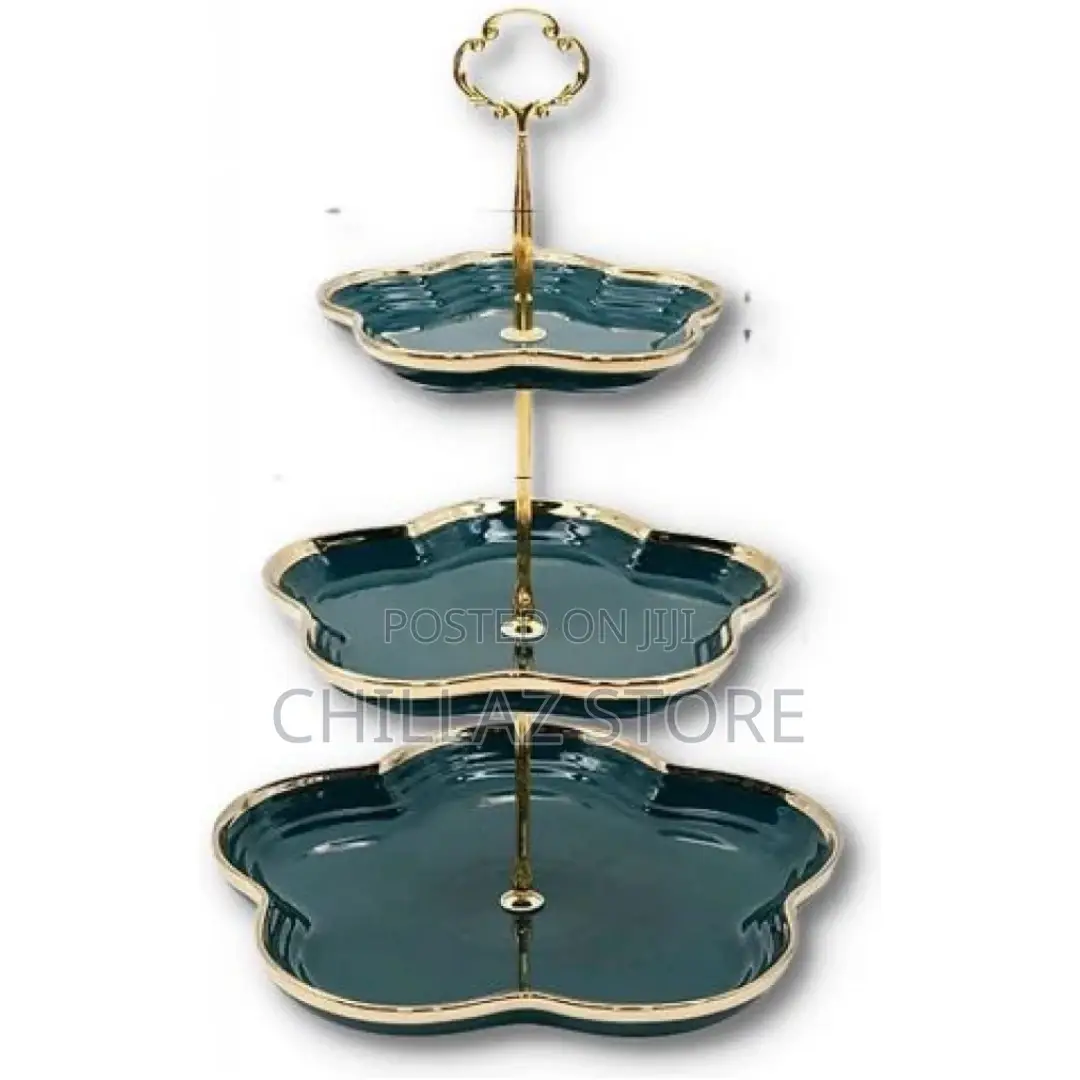 3-Tier Cookie Cake Stand Serving Platter Tray -