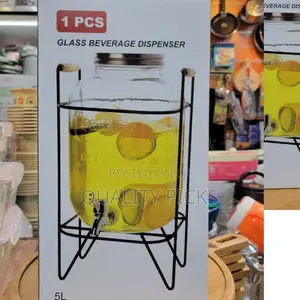 Glass Beverage Juice Dispenser