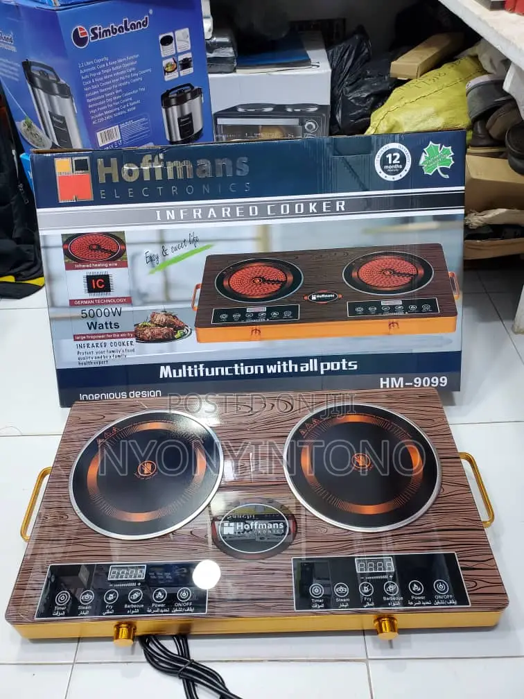 Hoffmans Double Infrared Cooker With Touch Control