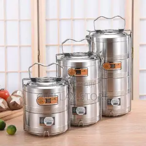 Tight 5 Layers Food Container Carrier Lunch Box
