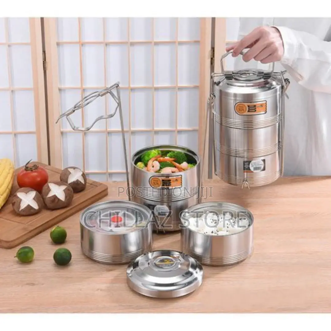 Tight 5 Layers Food Container Carrier Lunch Box