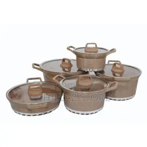 Dissini Regina 10 Pieces Granite Serving Dishes Saucepans