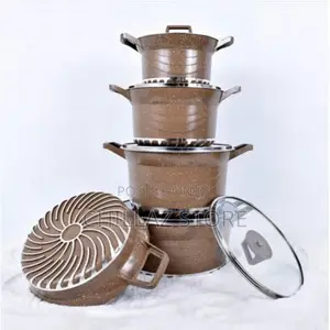 Dissini Regina 10 Pieces Granite Serving Dishes Saucepans