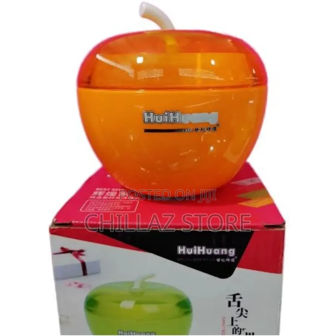 Plastic Apple Sugar Bowl Dish Candy Pot