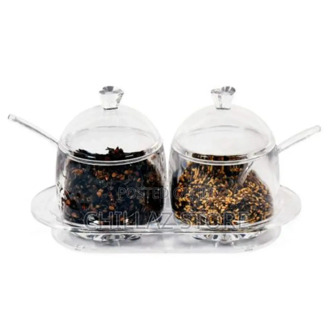 Jar Kitchen Storage Bottle Salt Jar Sugar Bowl Box Set