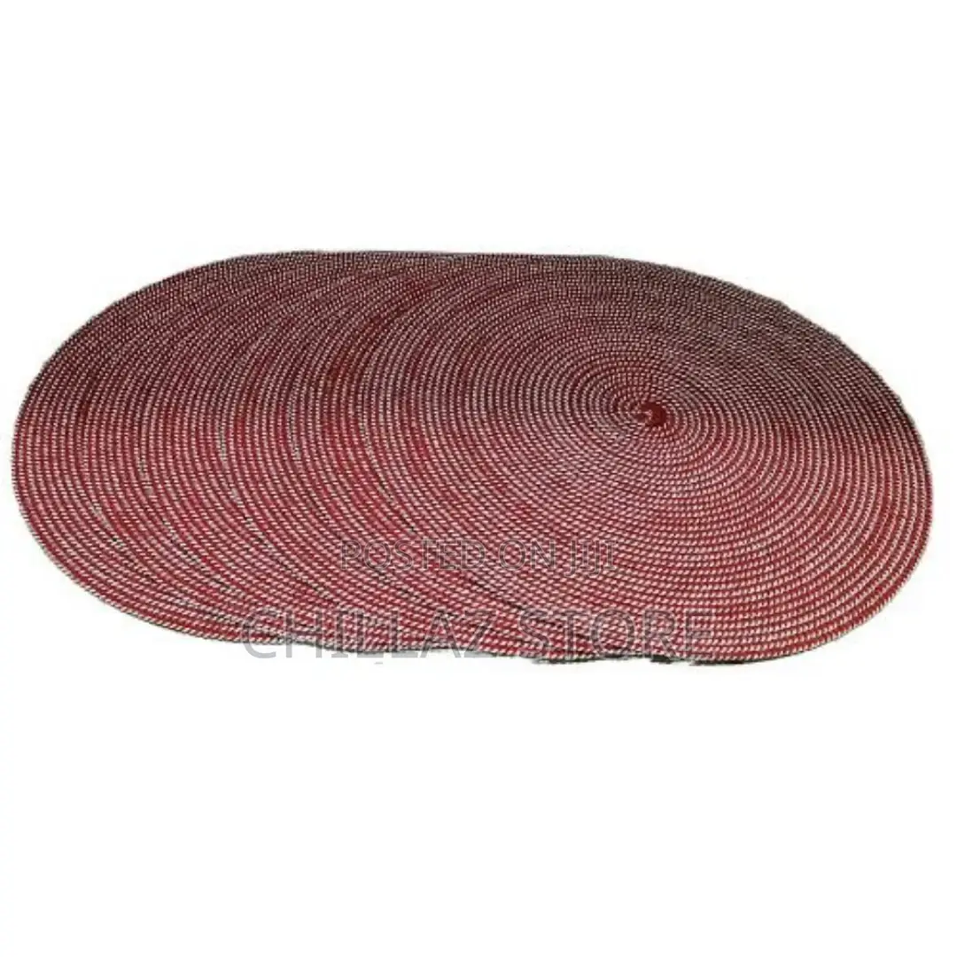 6 Pc Round Decorative Placemats Table Mats