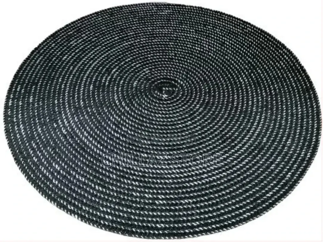 6 Pc Round Decorative Placemats Table Mats-