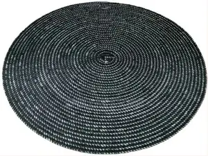 6 Pc Round Decorative Placemats Table Mats-