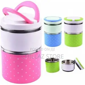 2 Layer Steel Food Insulated Lunch Box Container