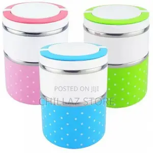 2 Layer Steel Food Insulated Lunch Box Container