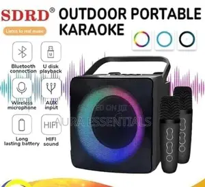 SDRD Wireless Bluetooth Speaker With 2 Microphones