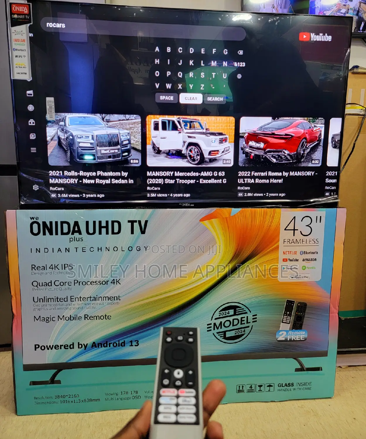 Onida Uhd 43inches Smart TV