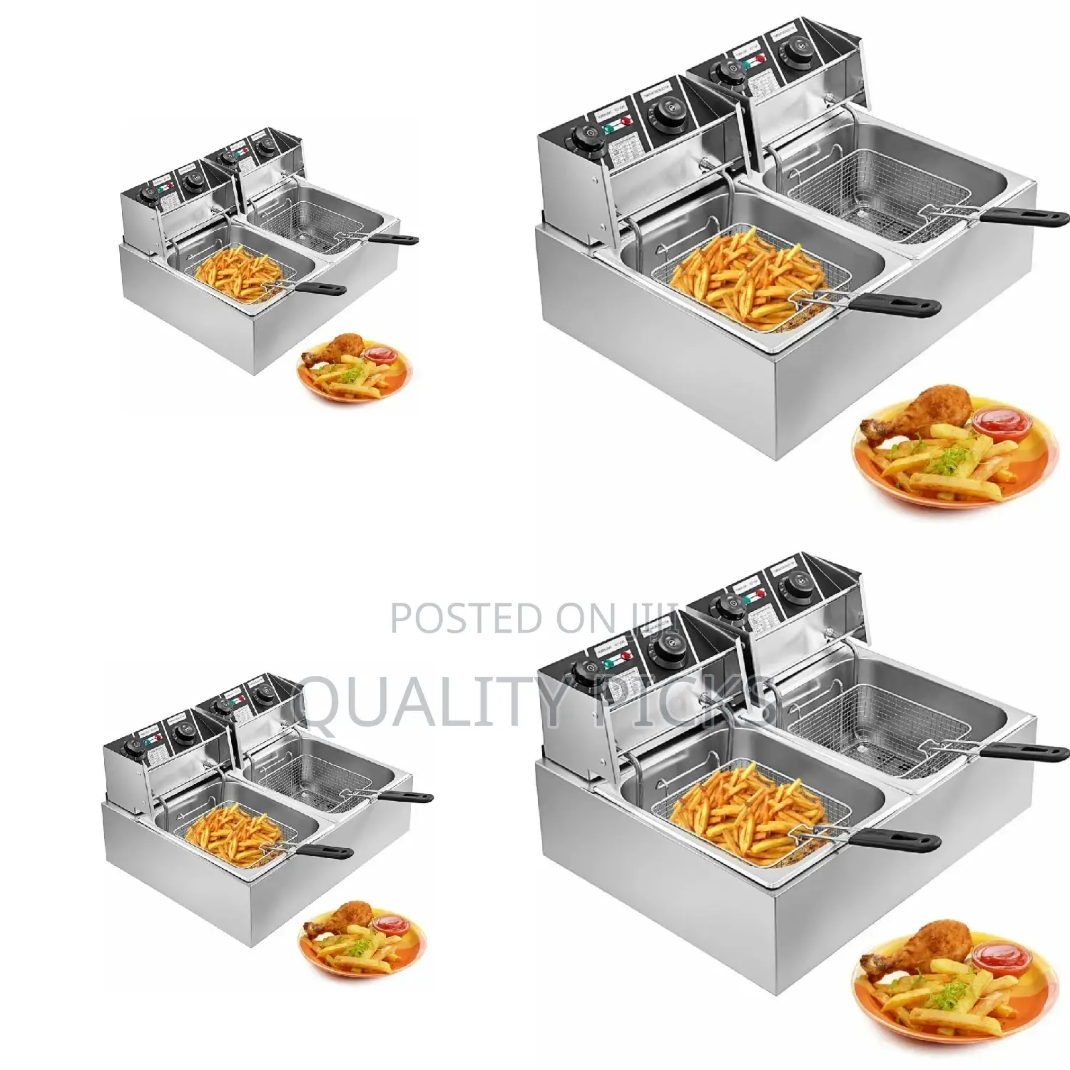 Electric Double Deep Fryer