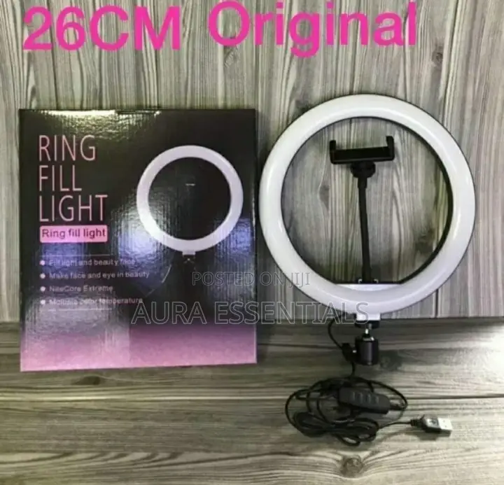 3 Color Ring Light 10 Inches