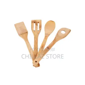 Delcasa DC1375 4pcs Wooden Kitchen Tools Set