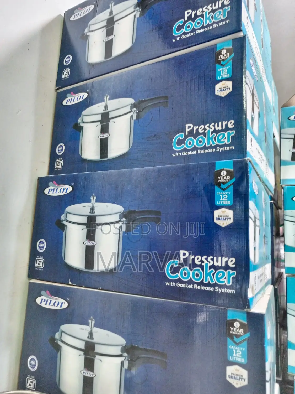 12L Pilot Pressure Cooker