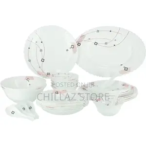 Royalford Opal Ware Dinner Set, 33 Pcs,