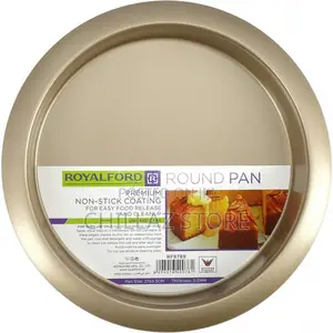 Royalford Round Cake/Pizza Pan, 27×4.5cm/0.5mm,