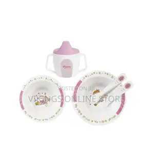 Momeasy Baby Mealtime Feeding Set - Pink