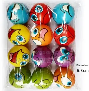12pcs 6.3cm Anti Stress Ball
