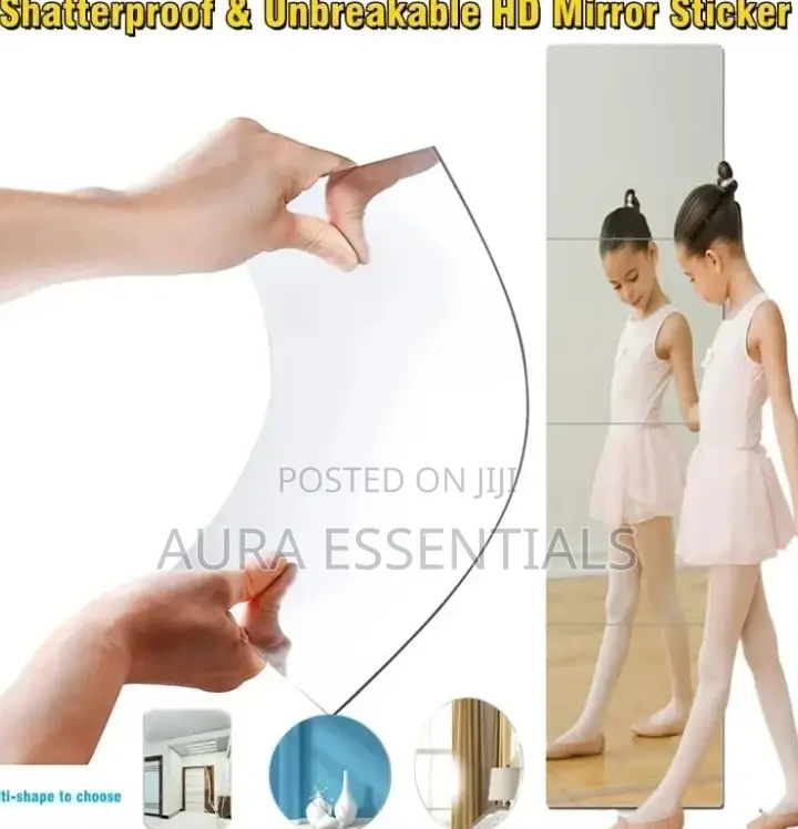 Flexible Self Adhesive Mirror Sticker