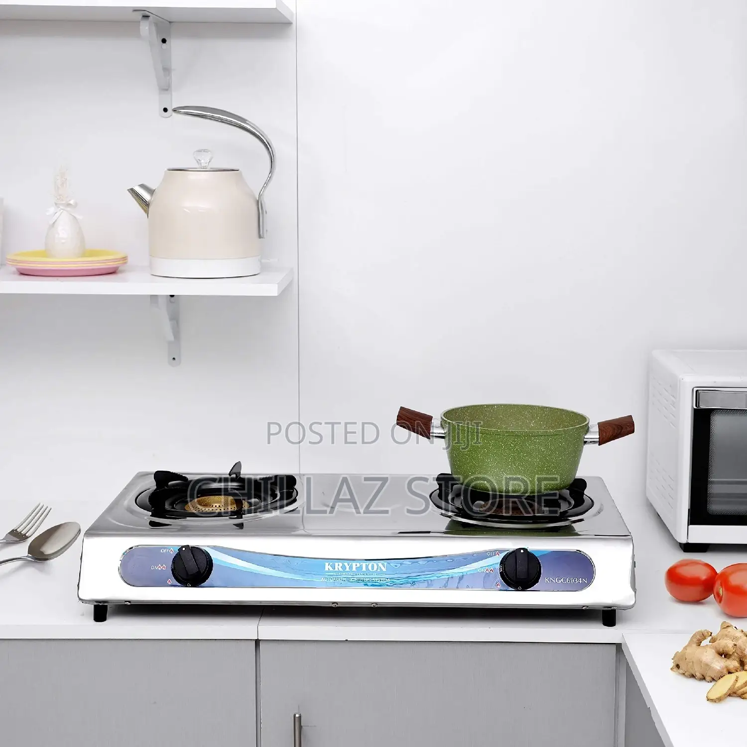 Krypton 2 Burner Gas Cooker, KNGC6034