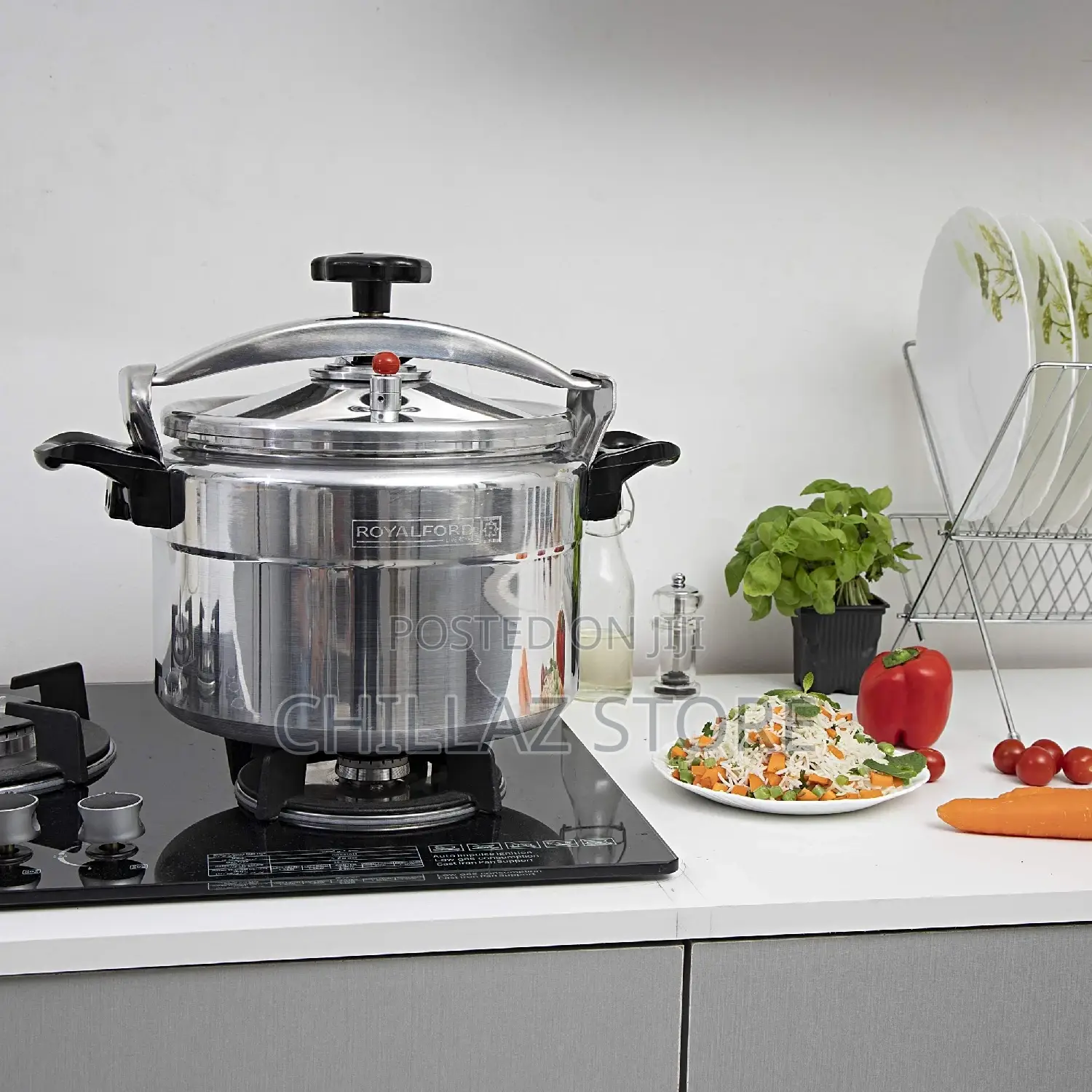 Royalford Aluminium Pressure Cooker 11L RF355PC11