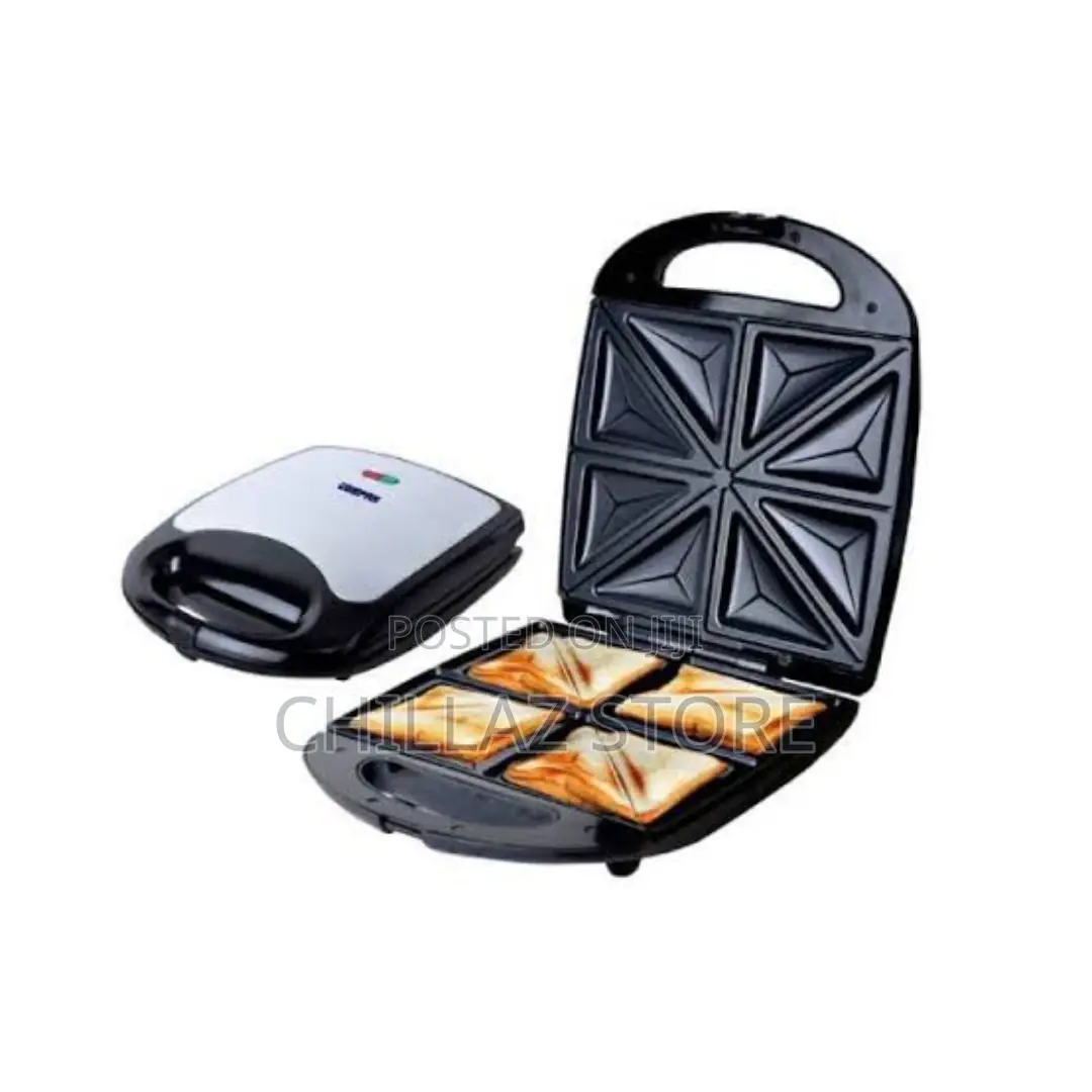 Geepas Sandwich Maker, Silver-