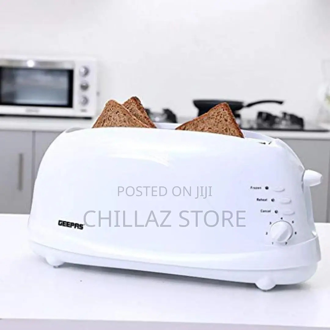 Geepas 4-Slice Bread Toaster/Browning Control 1X6 GBT9895