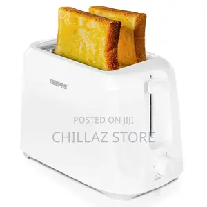 Geepas Bread Toaster, White,