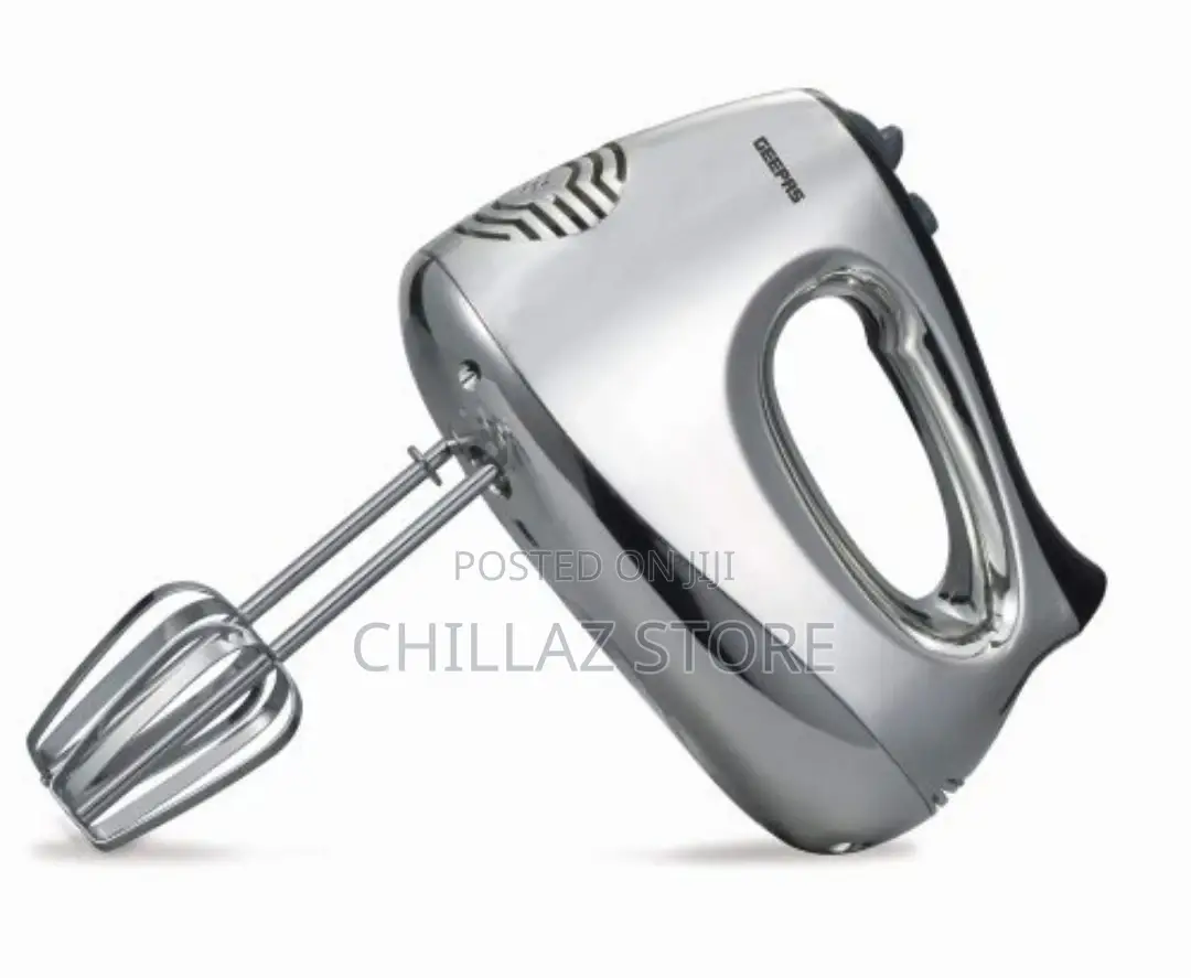 Geepas Hand Mixer, Chrome,