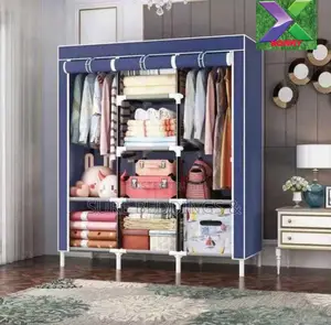 Metallic Frame Wardrobe