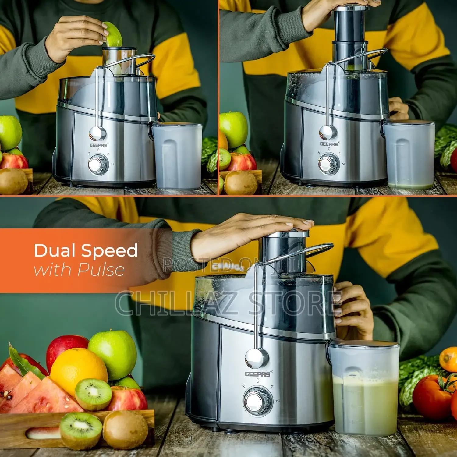 Geepas Centrifugal Juice Extractor –