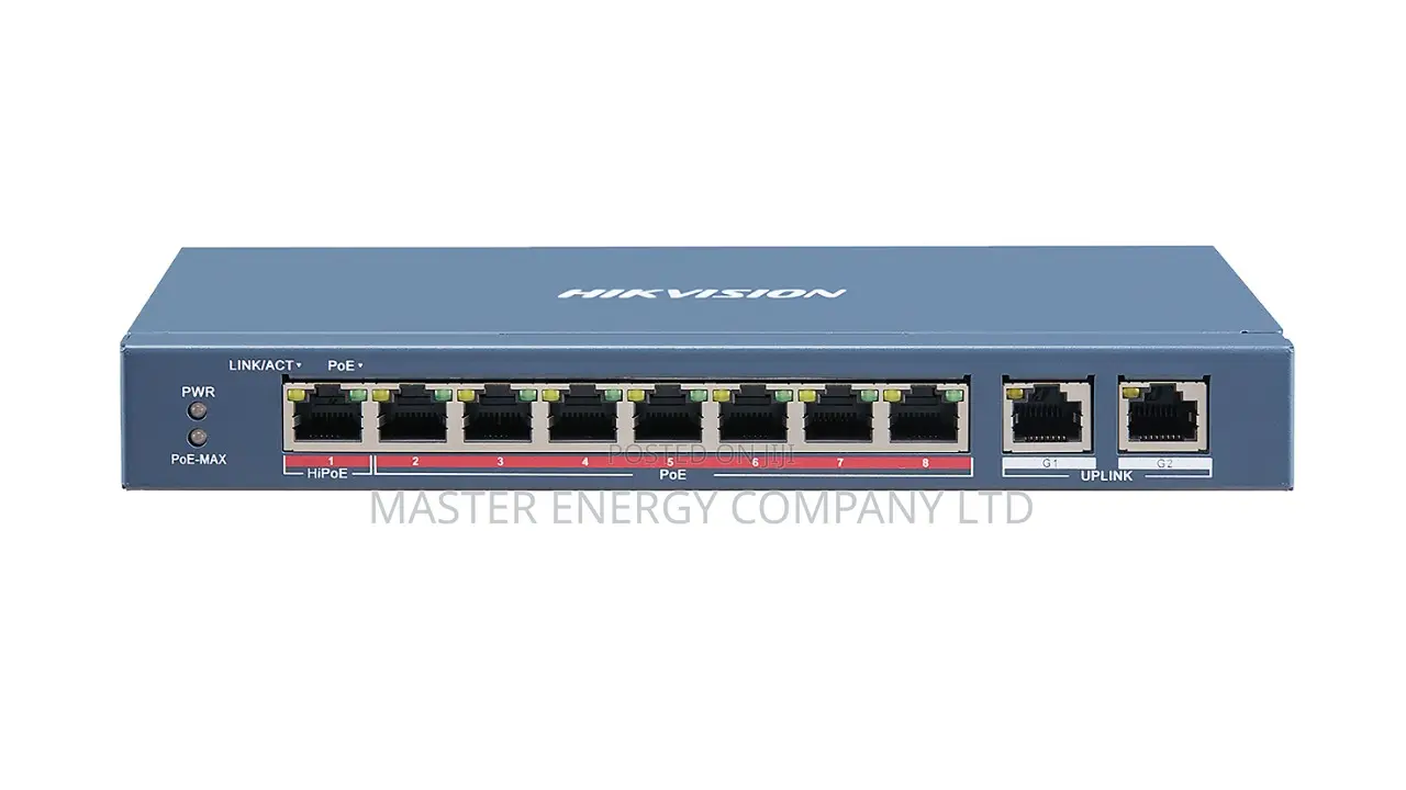Poe Switch Hikvision 8 Ports