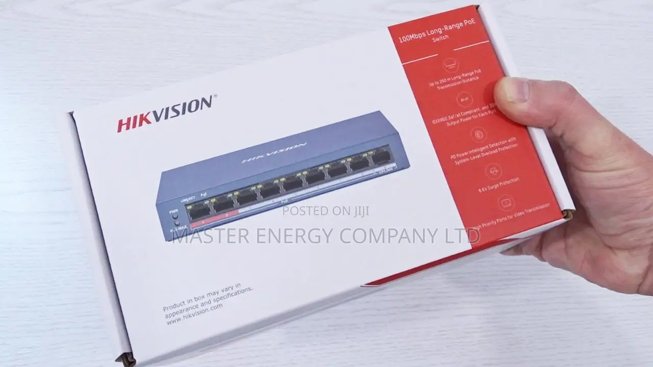Poe Switch Hikvision 8 Ports .