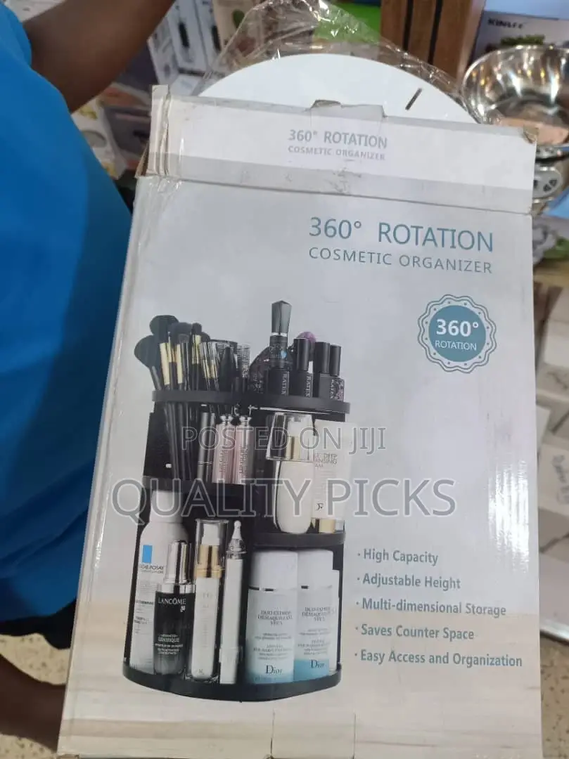 Adjustable Rotating Cosmetics Organizer