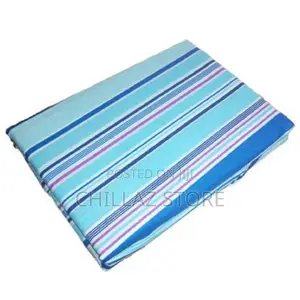 Stripped 80% 5×6 Cotton Bedsheets With 2 Pillow Cases –