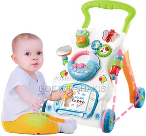 4-in-1 Baby Walker First Steps Activity Bouncer