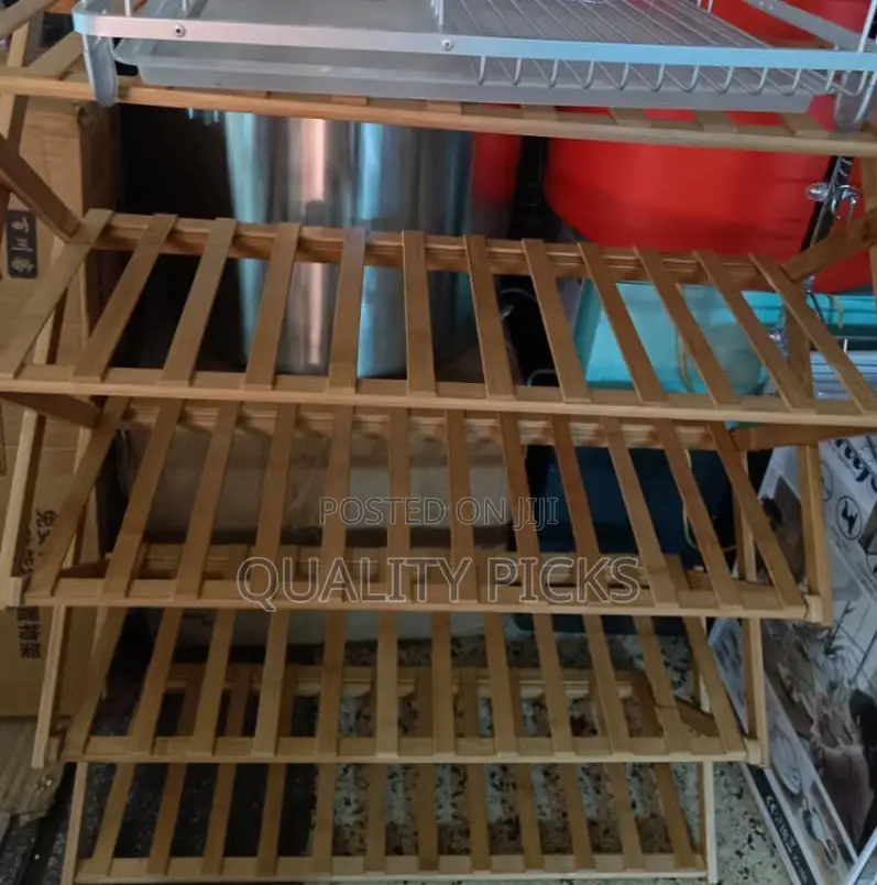 Five Layer Wooden Shoe Rack