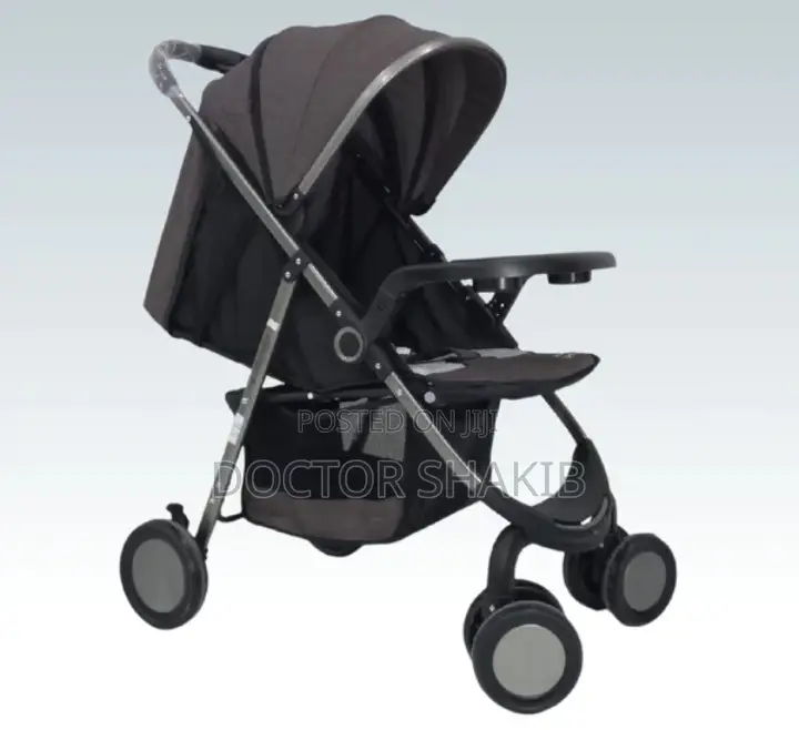 Baby Foldable Stroller With Dining Plate Placement