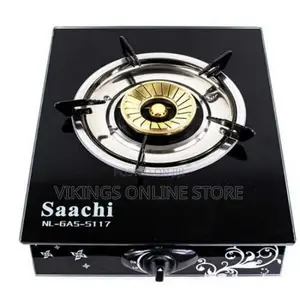 Saachi Single Burner Gas Stove - Black