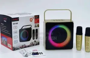 SD-508 Portable Bluetooth Karaoke Speaker With 2 Microphone