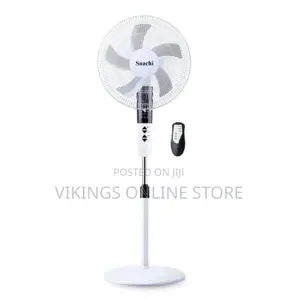 Saachi 16 Inch Stand Fan With Remote Control, 3 Speed