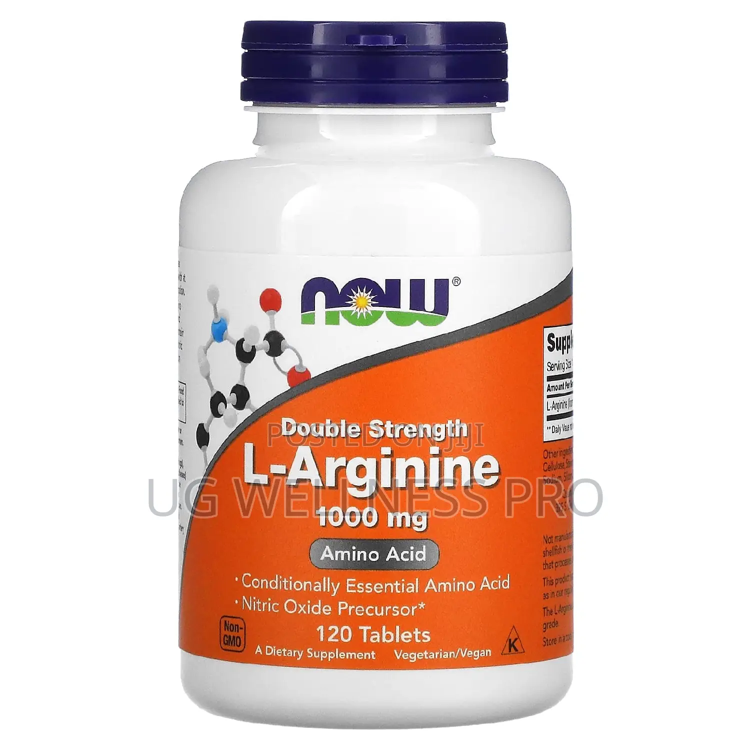 NOW Foods, L-Arginine, Double Strength, 1000 Mg, 120 Tablets